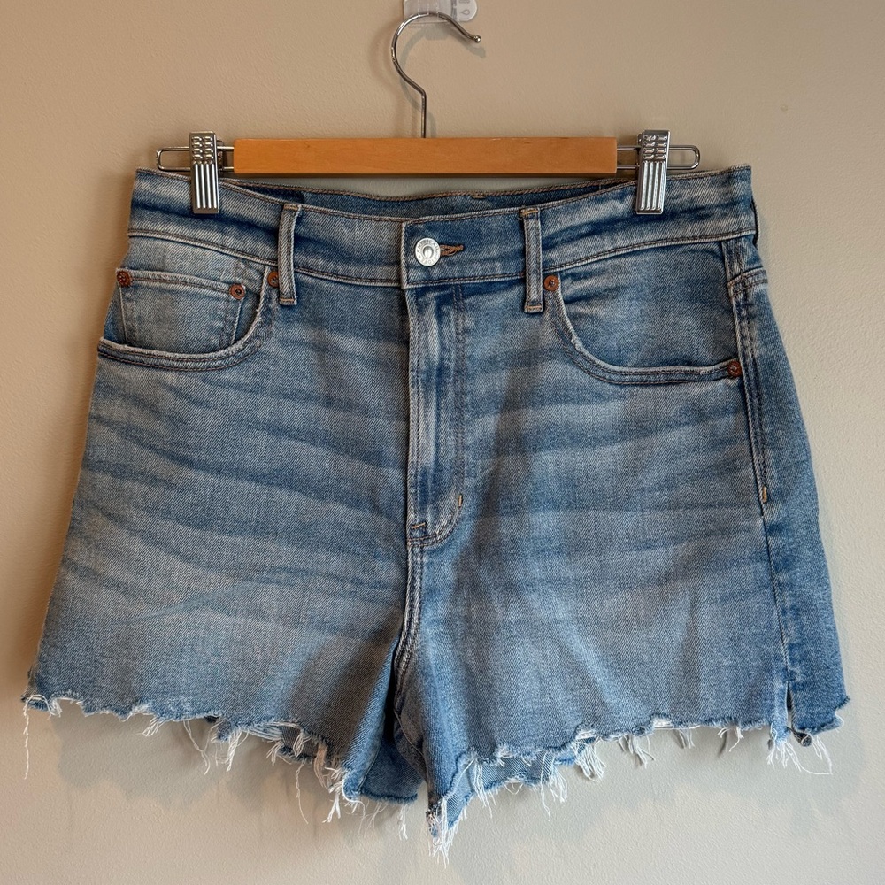 American Eagle Outfitters‎ Highest Rise 99’s Boyfriend Shorts Raw Hem Size 10